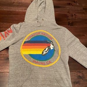 Aviator nation malibu comfy grey hoodie, lovely fitting and great condition.